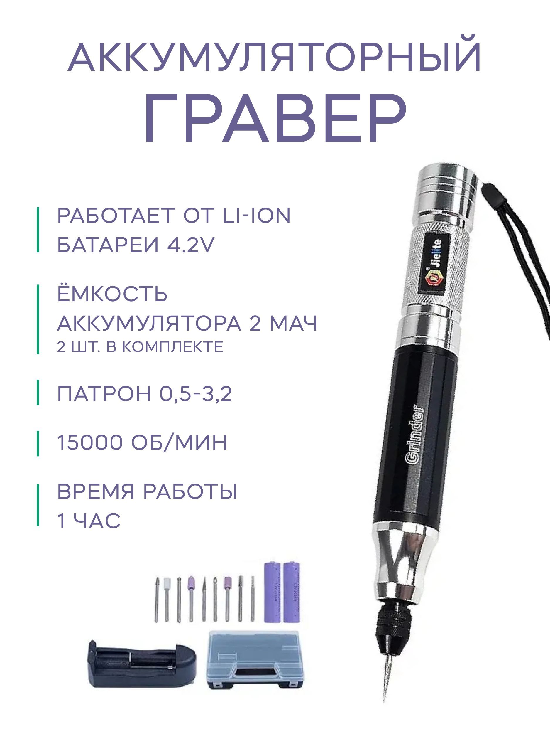 BE:CL Беспроводная ручка, мини дрель, гравер аккумуляторный для полировки,  шлифовки, гравировки + набор насадок - купить по выгодной цене в  интернет-магазине OZON (831149602)