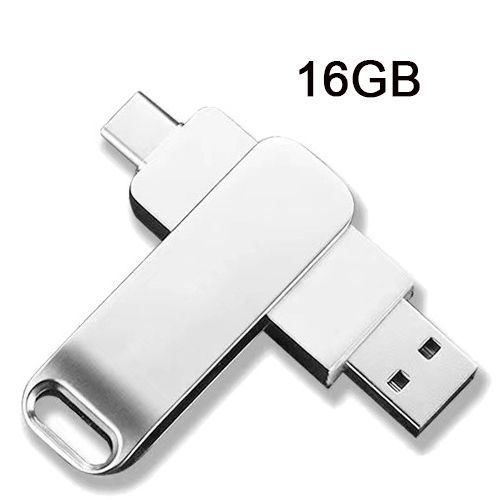 USB-флеш-накопительTYPE-C锌合金手机U盘16ГБ,серебристый