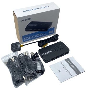 MRM-POWER KVM-переключатель USB-4-4-vinos