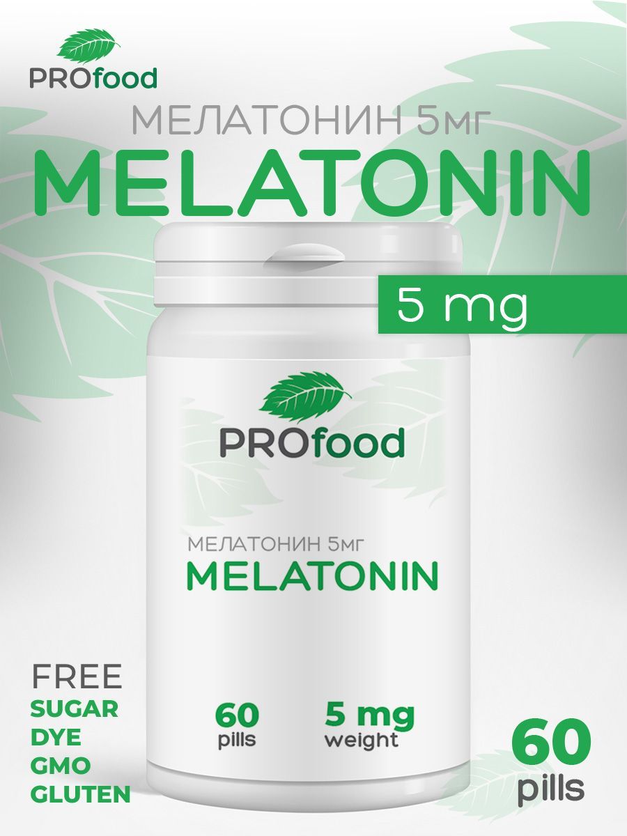 Pro Food Мелатонин 5мг 60 таблеток
