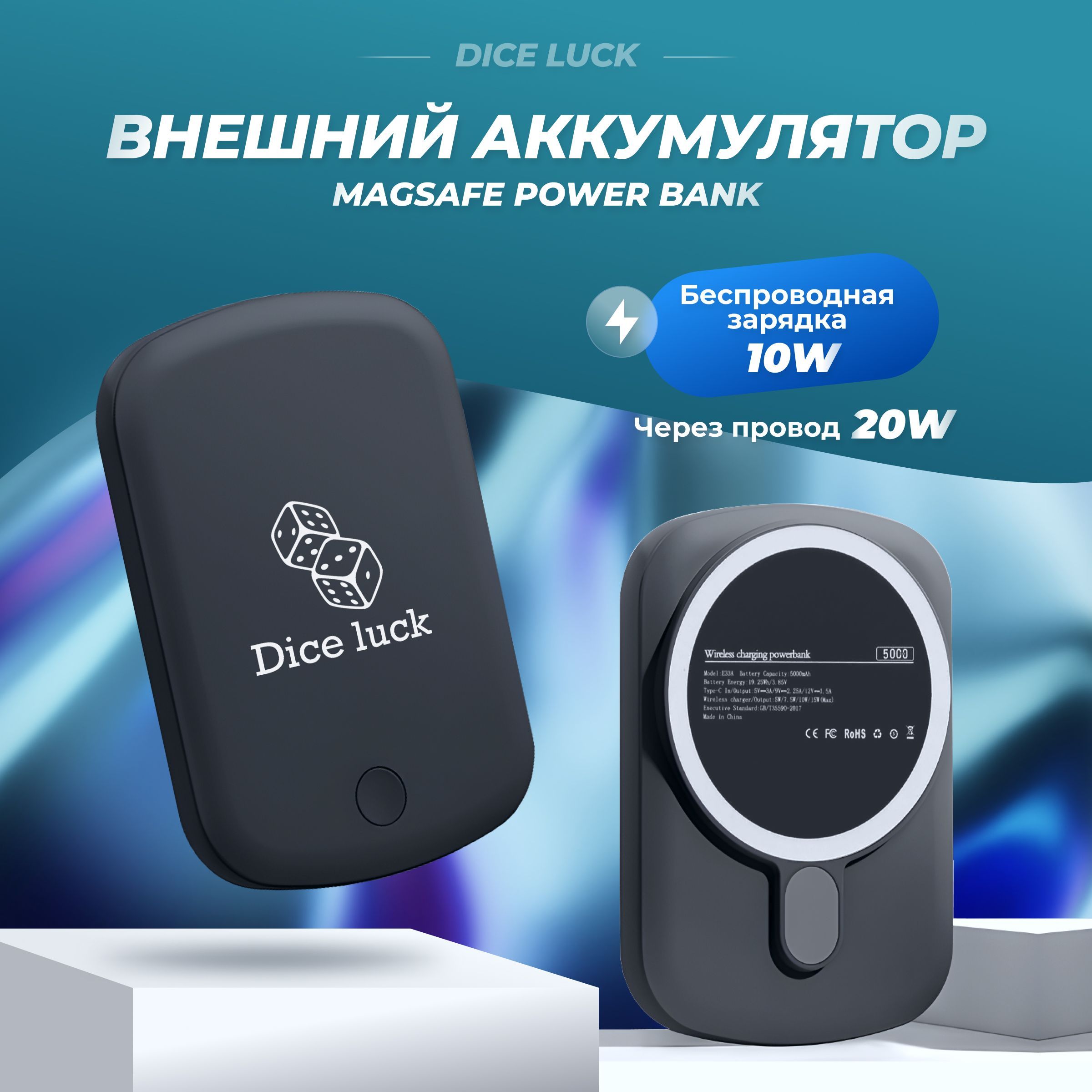 Внешний аккумулятор (Power Bank) паурбэнк - купить по выгодным ценам в  интернет-магазине OZON (948105842)