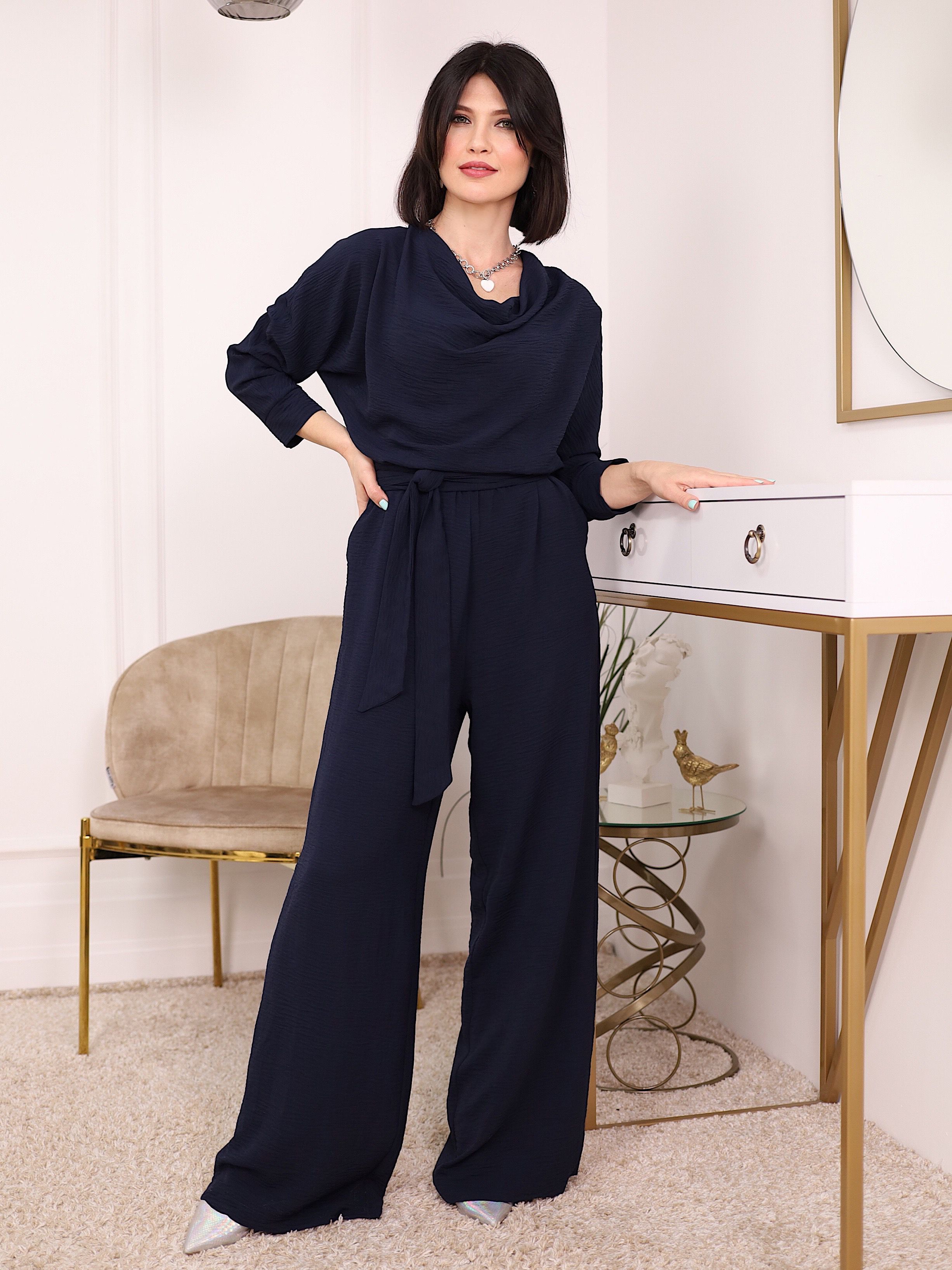 Комбинезон шелковый женский вечерний