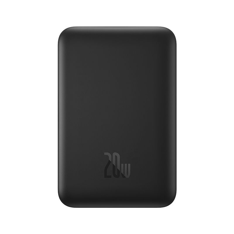 ВнешнийаккумуляторBaseusПовербанкPowerBankMagneticMiniWirelessFastCharge,10000mAh,20WBlack,PPCX030001