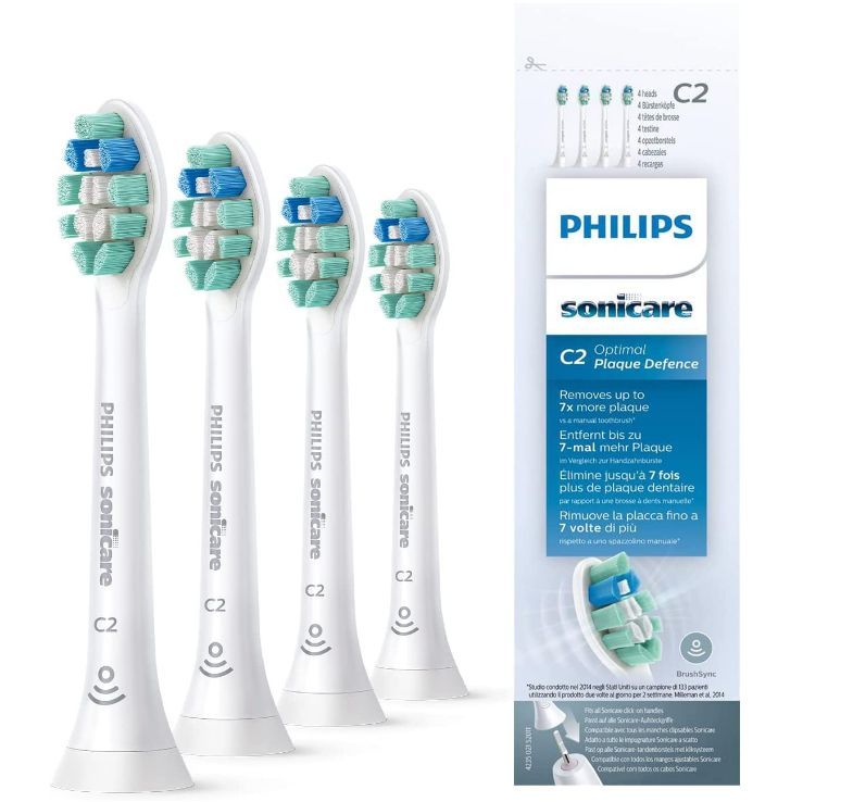 Сменные насадки для зубных щеток Philips Sonicare ProResults C2, 4 упаковки HX9024