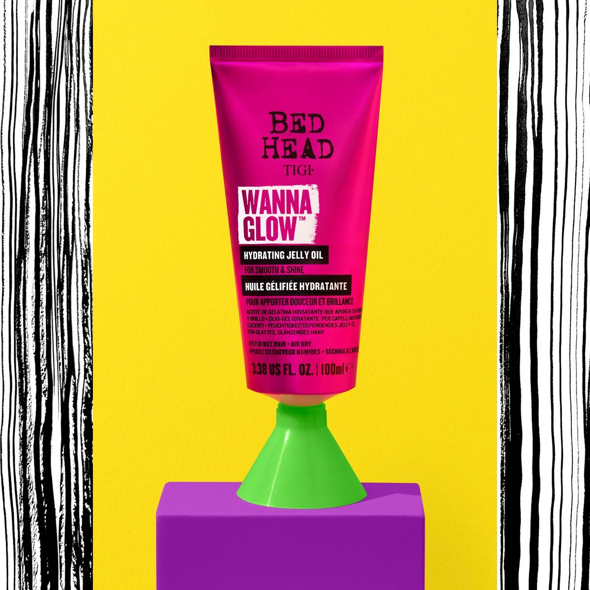 TIGI BED HEAD Wanna Glow Увлажняющее масло-желе для волос 100МЛ - купить с  доставкой по выгодным ценам в интернет-магазине OZON (795472661)