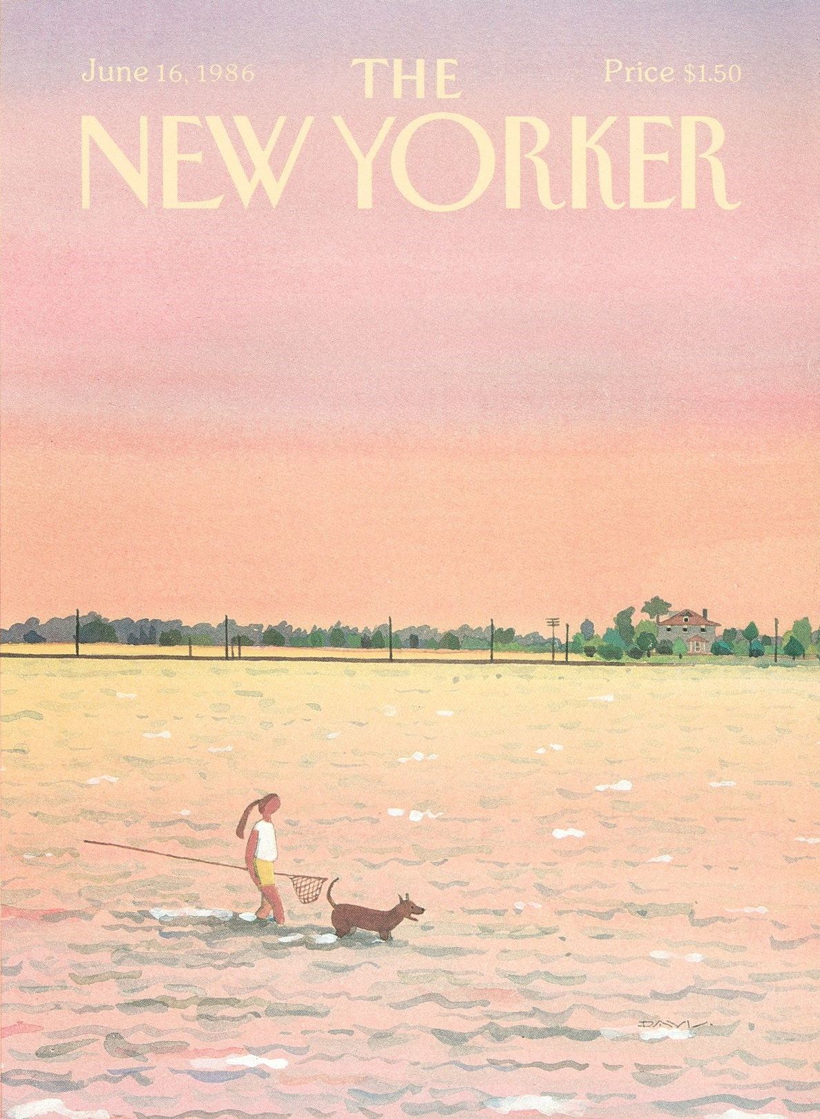 PostersRu Постер "New Yorker (16 июня 1986)", 40 см х 30 см