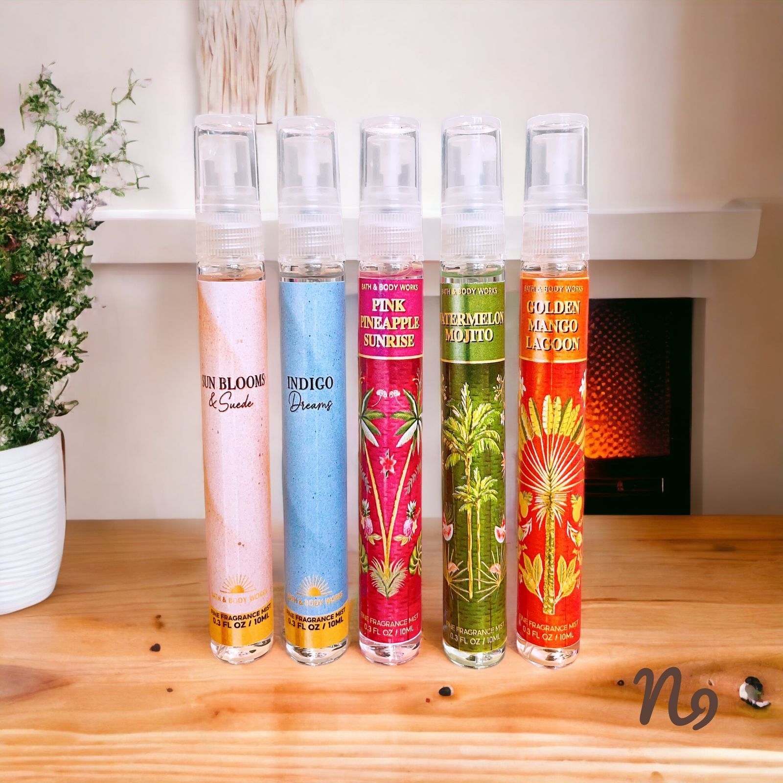 Сет мини спрей для тела Bath & Body Works 10мл x 5шт - N9 - купить с  доставкой по выгодным ценам в интернет-магазине OZON (968132459)