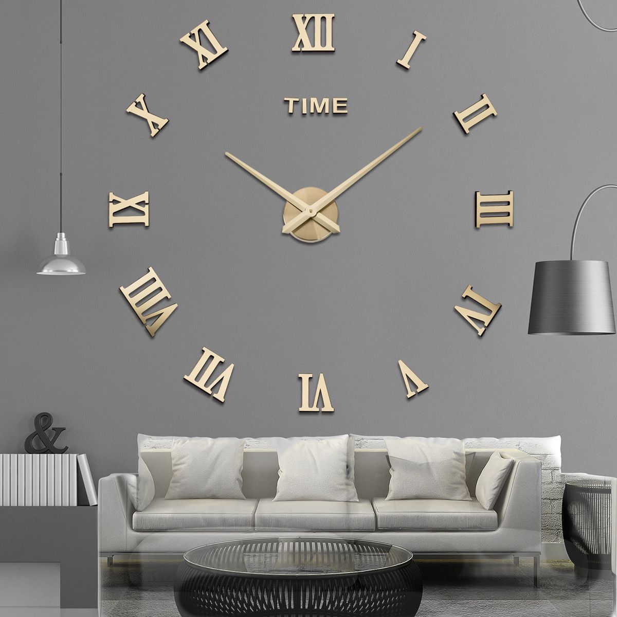 Часы настенные большие оригинальные для гостиной