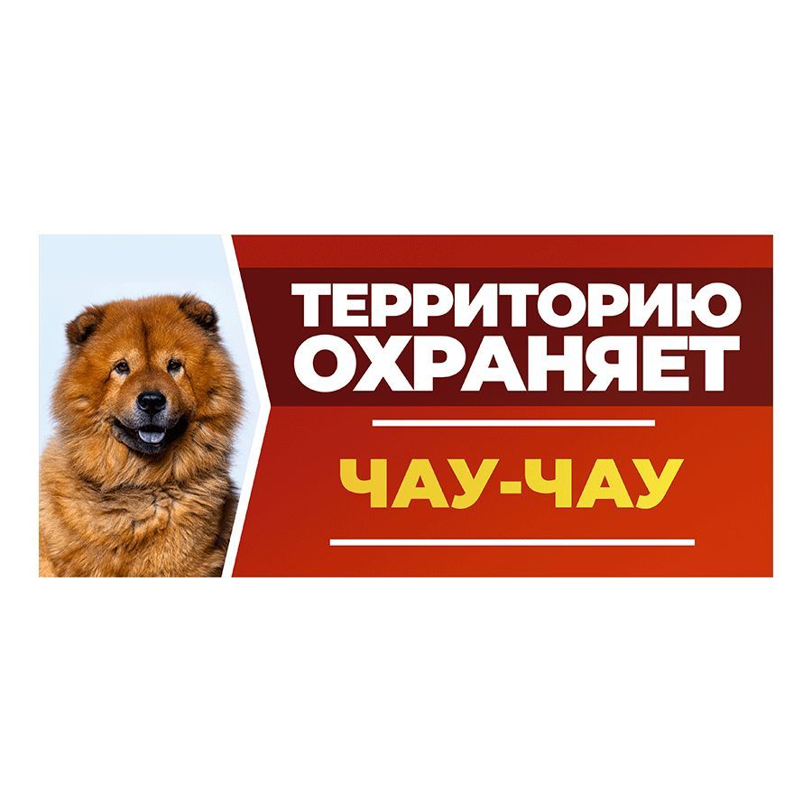 Табличка, DANGER DOG, Чау-чау, на забор, 30см х 14см, 30 см, 14 см - купить  в интернет-магазине OZON по выгодной цене (941073444)