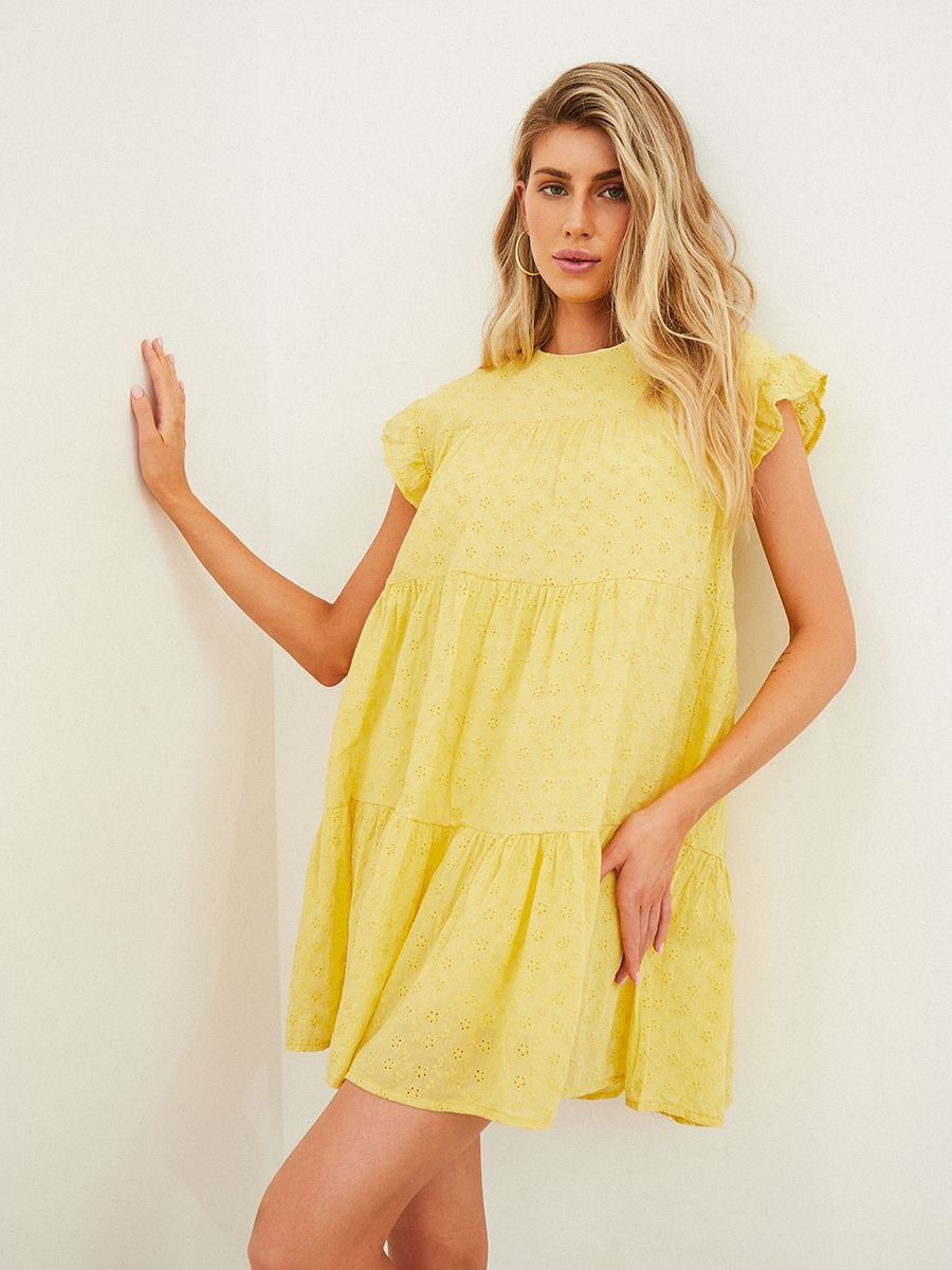 Платье Лимонного Цвета