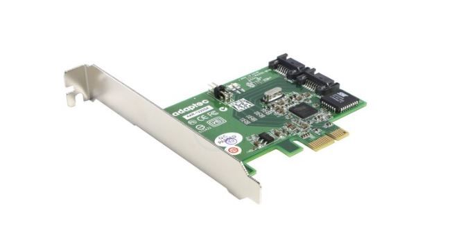 Adaptec AAR-1220sa разветвитель портов, аппаратный SATA RAID PCI-E x1 2x SATA (low profile, подключение до 2 устройств напрямую)