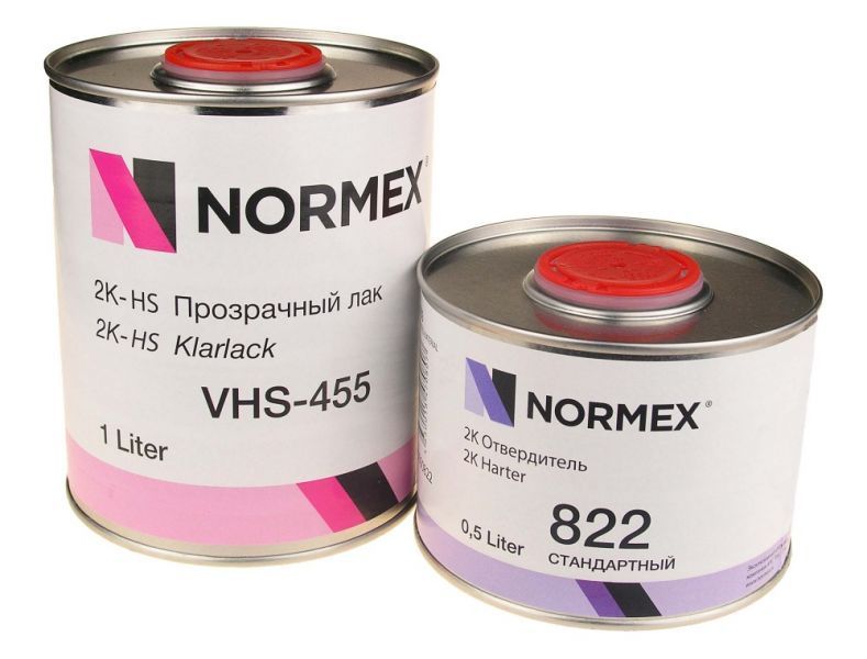 Normex 455 VHS прозрачный лак 2К, комплект