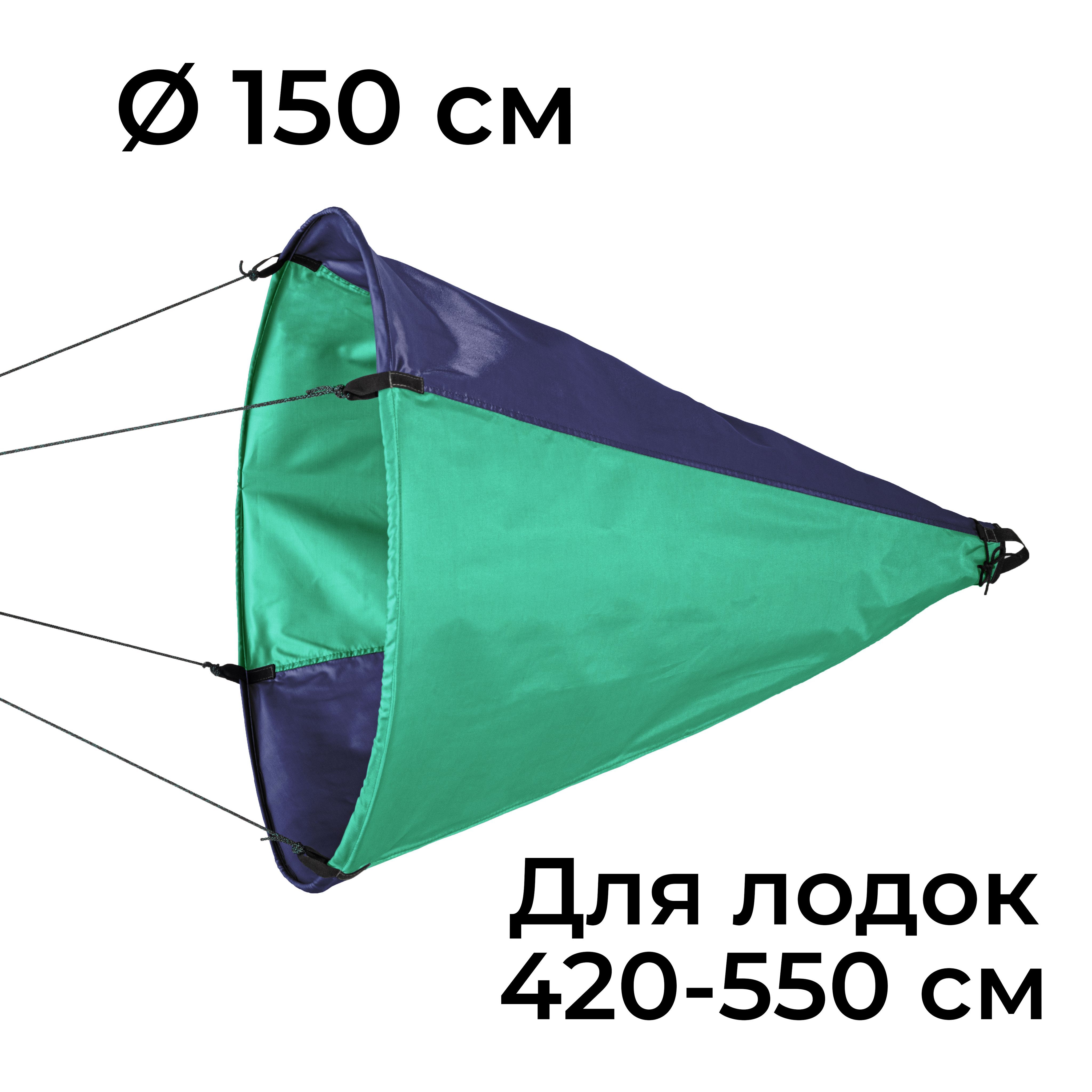 Якорь парашют для лодки. Плавучий якорь парашют.
