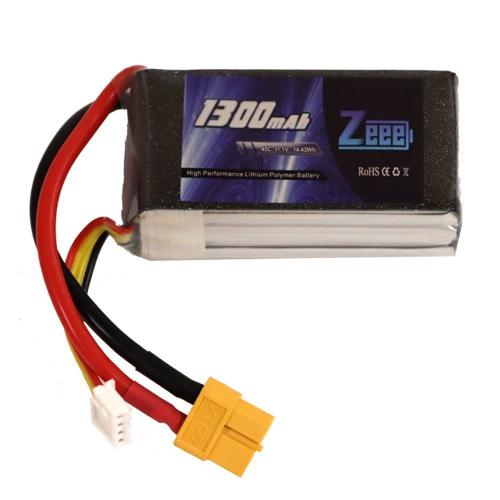 Аккумулятор ZEEE Power Li-Po 11.1V 1300mah 45C XT60