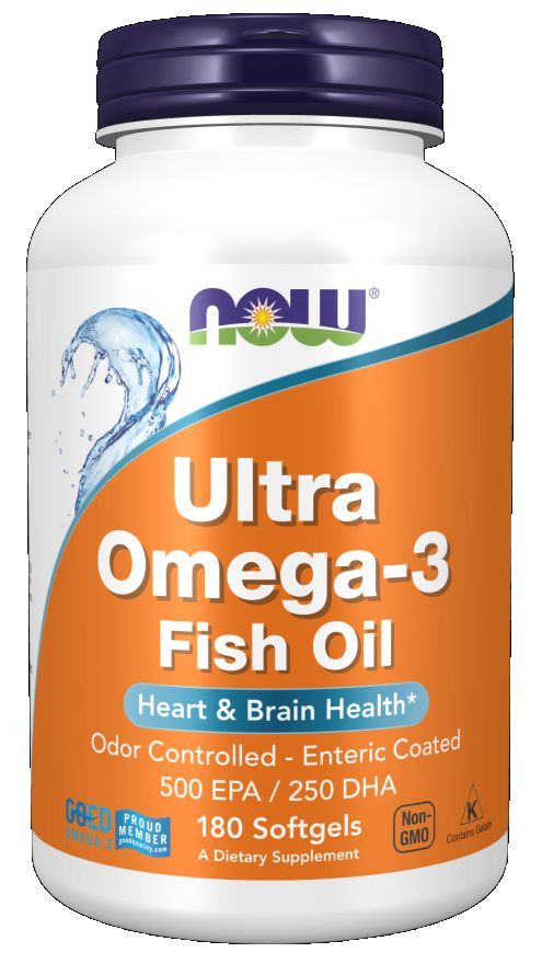 Омега3УльтраNOWUltraOmega-3FishOil180гелевыхкапсул(капсулымассой1508мг)