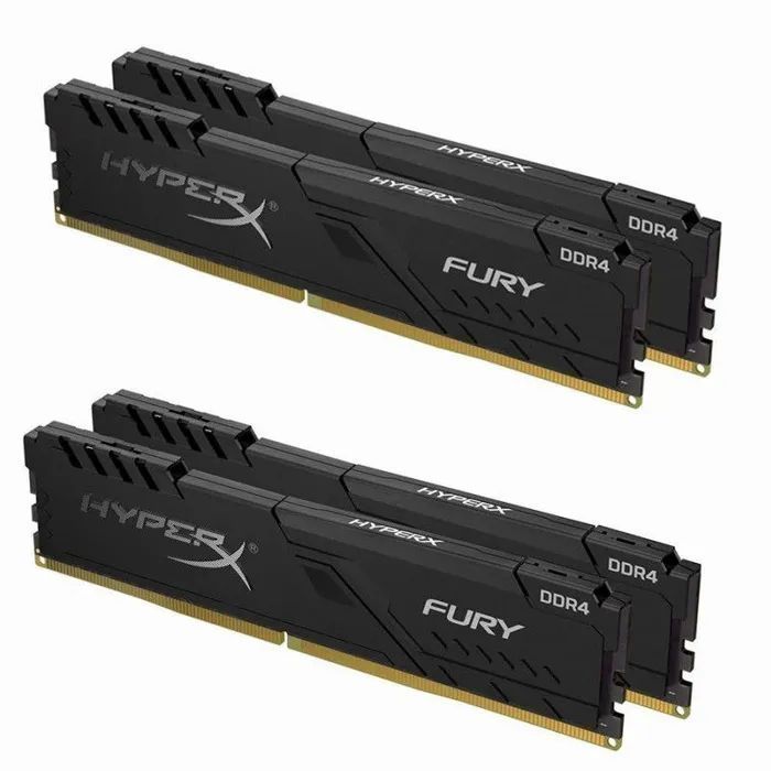 HyperXОперативнаяпамятьFURYBlackDDR42400МГц4x16ГБ(HX424C15FB3/16)