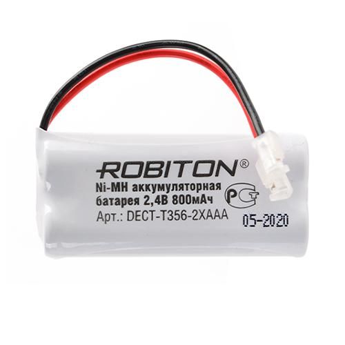 Аккумуляторная сборка Robiton T356 NiMh 2.4v 800mAh DECT-T356-2XAAA, 1шт.