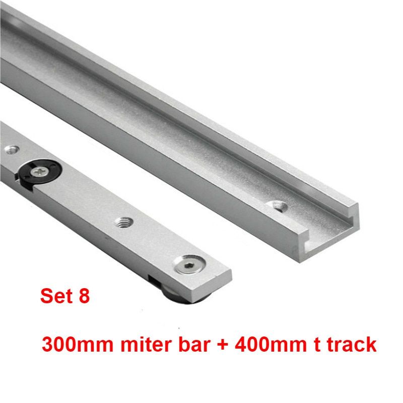 1комплектТ-образныхнаправляющихизалюминиевогосплава,ползунипаздляторцовочнойпилы,направляющаярейкадляинструментанаверстаке
