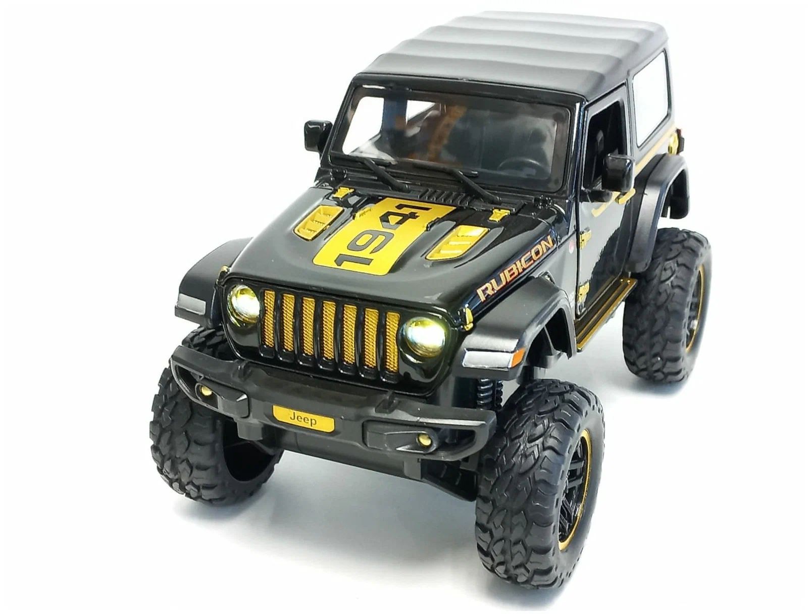 Машинка металлическая Jeep wrangler 1:24, Коллекционная модель машины для  взрослых, Игрушечный автомобиль с звуковыми и световыми эффектами для детей  - купить с доставкой по выгодным ценам в интернет-магазине OZON (1087833671)