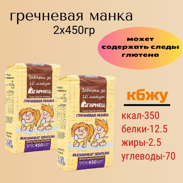 Манкагречневая2штх450гр