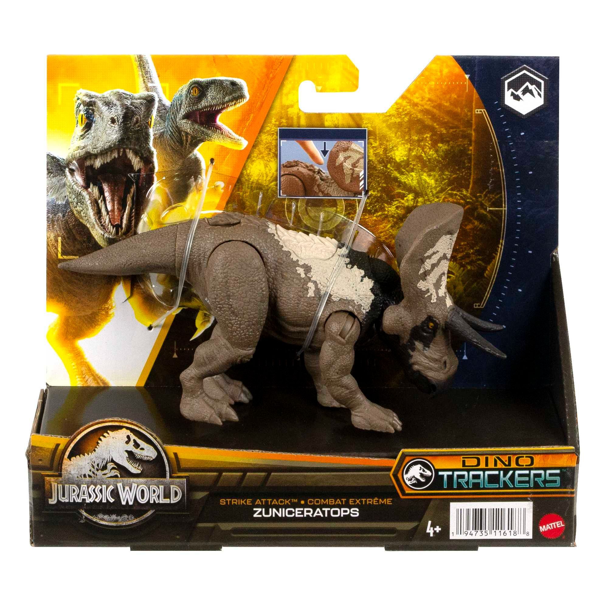 Фигурка динозавра Атака динозавров в мире юрского периода - Jurassic world  Zuniceratops HLN63