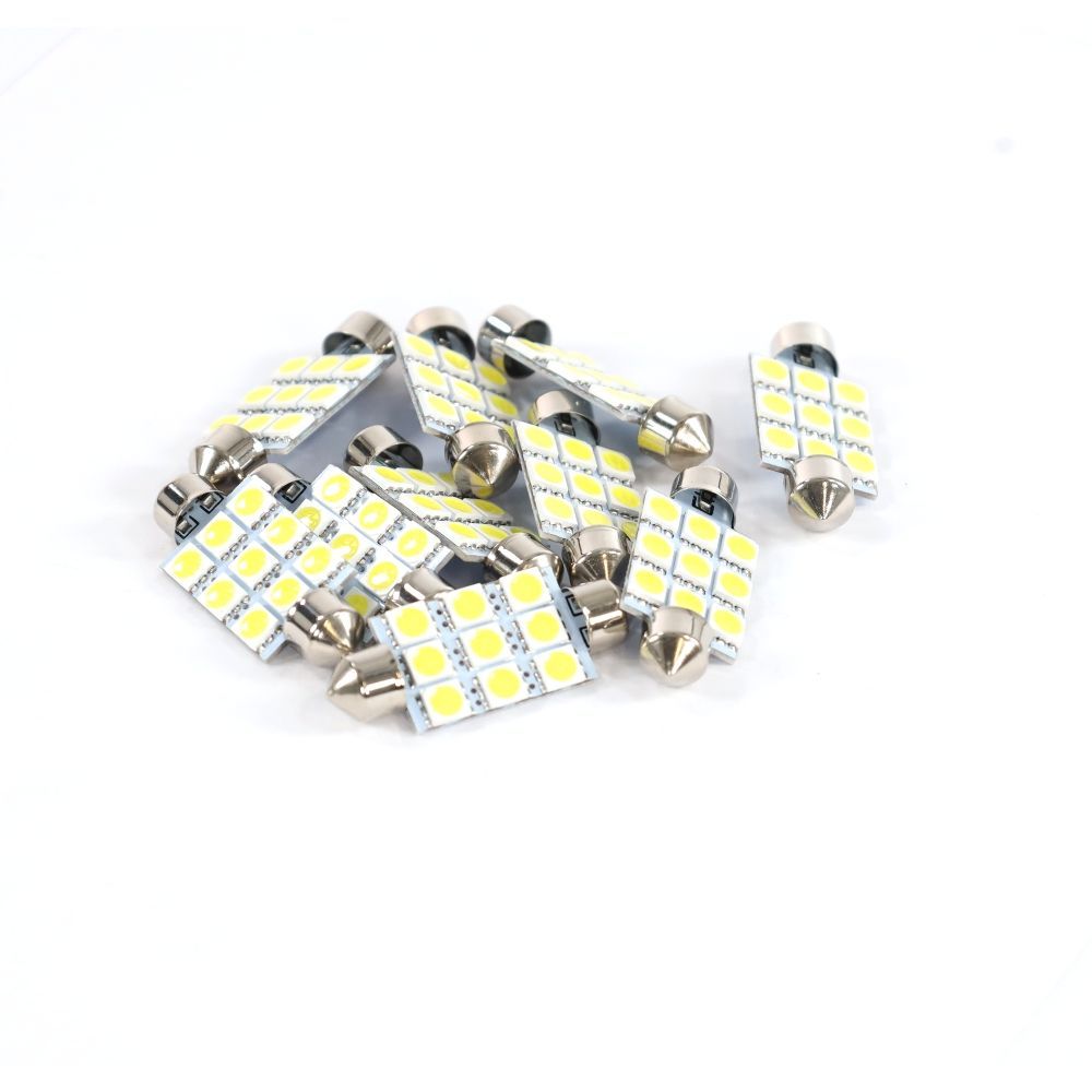 ЛампасветодиоднаяVoltonТ11(S8.5)12V9SMD41mm(5050)10шт.