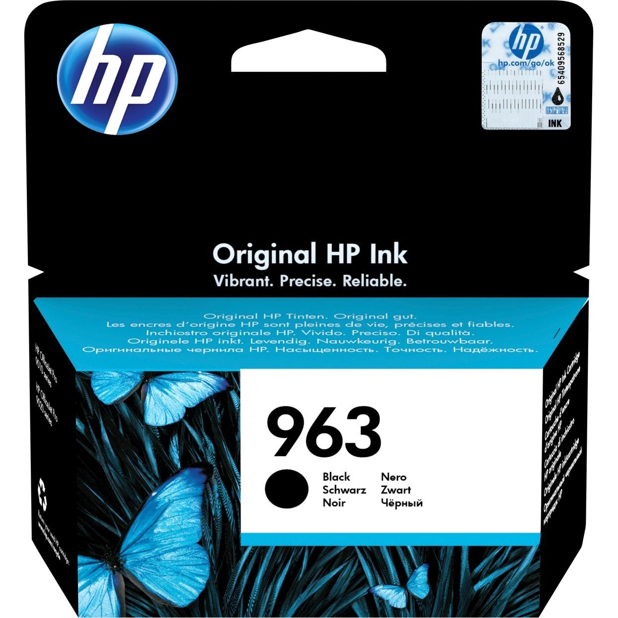 HP Картридж, оригинал, Черный (black), 1 шт