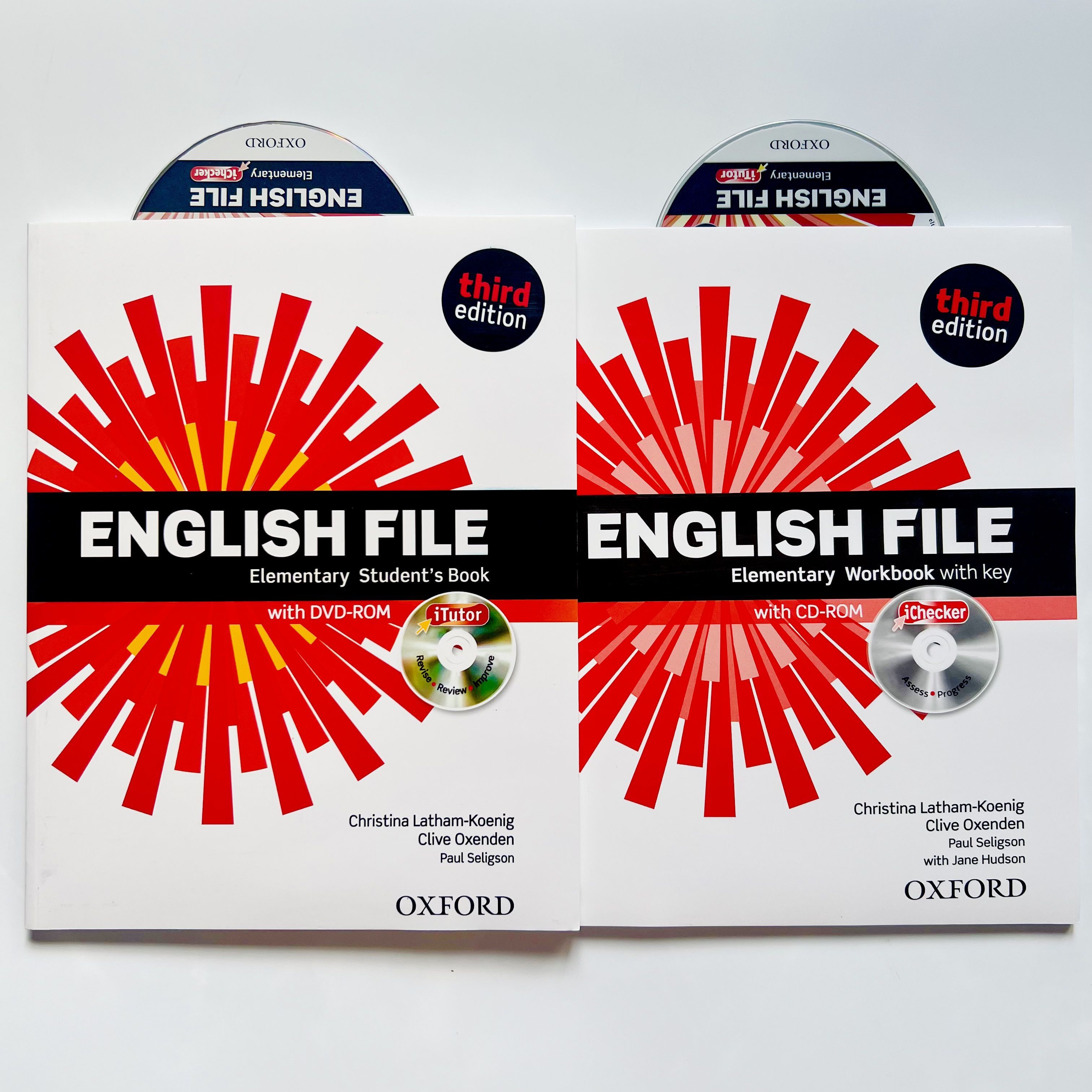 English file Elementary 4rd Edition.