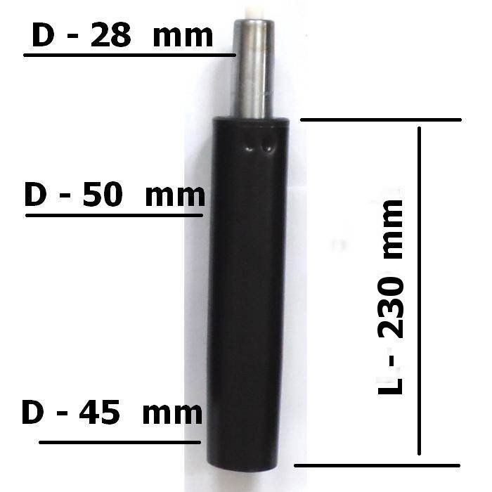 Газлифт для офисного кресла 140/240 (высокий) усиленный 3 класс