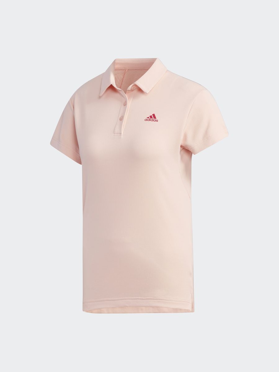 Pink adidas outlet polo