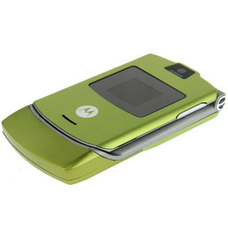 motorola flip phone green