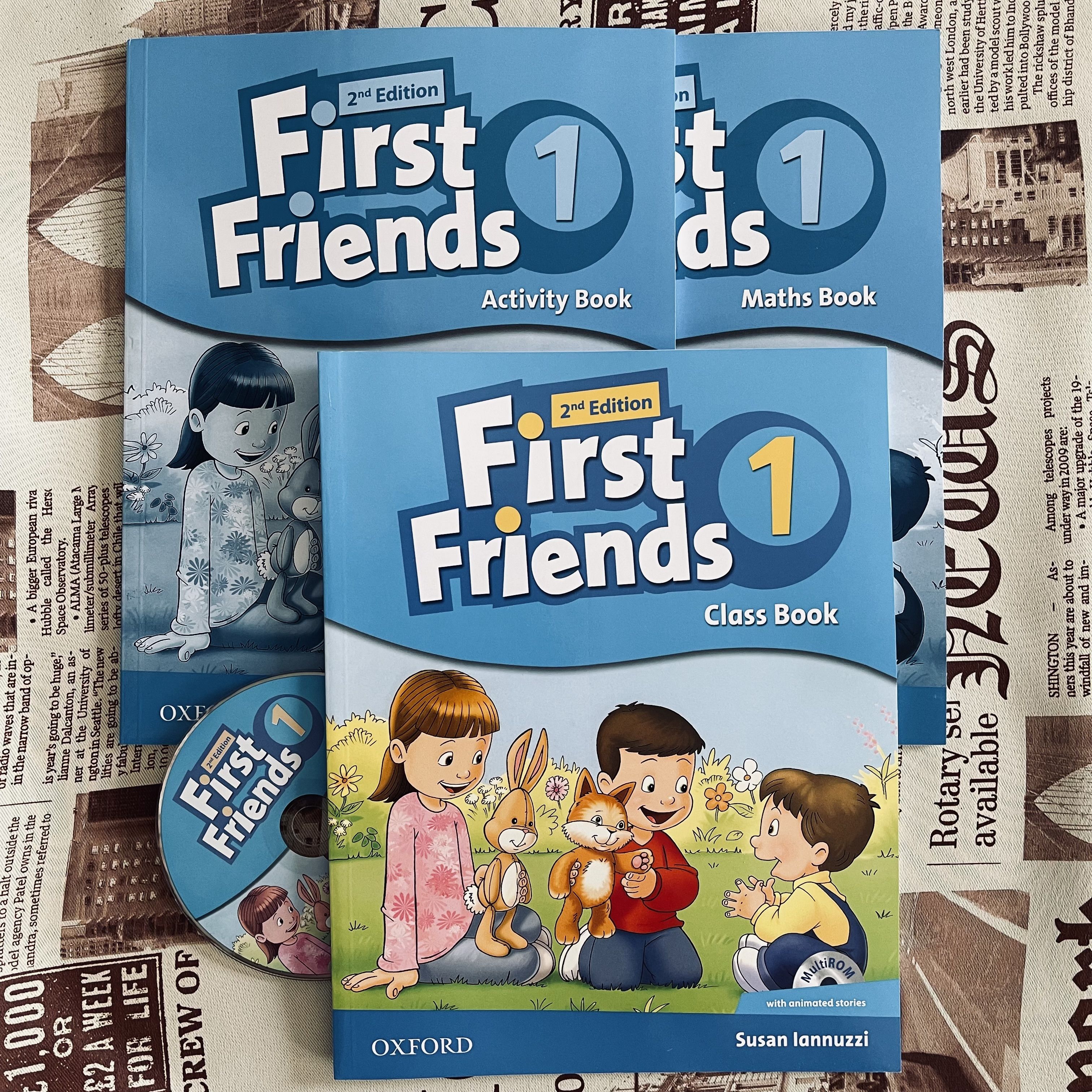 First Friends 1 (2nd edition) SB with MultiRom+AB+MB - купить с доставкой  по выгодным ценам в интернет-магазине OZON (1195093460)