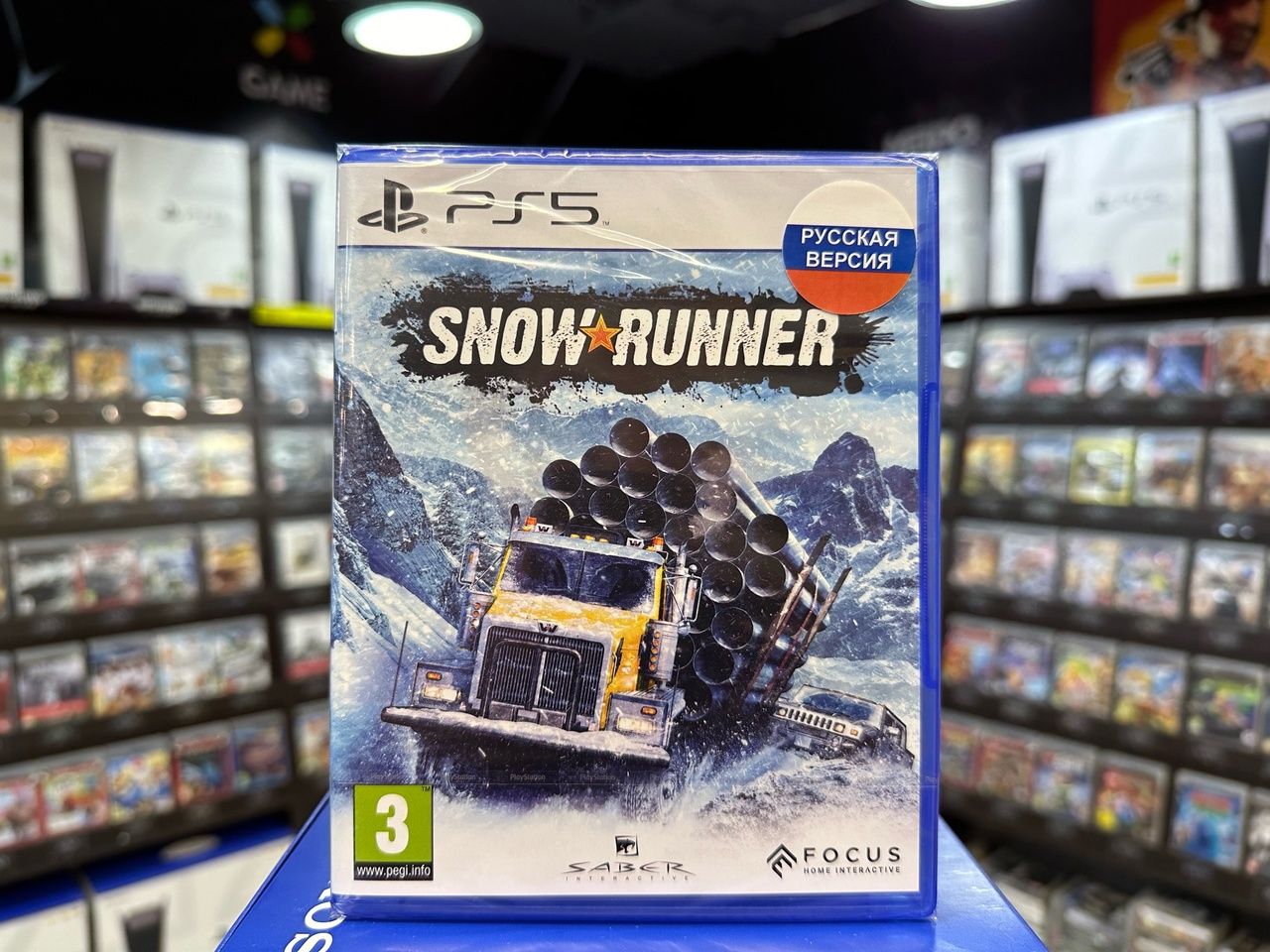 Игра Игра SnowRunner PS4// (PlayStation 5 купить по низкой цене с доставкой  в интернет-магазине OZON (1067854308)