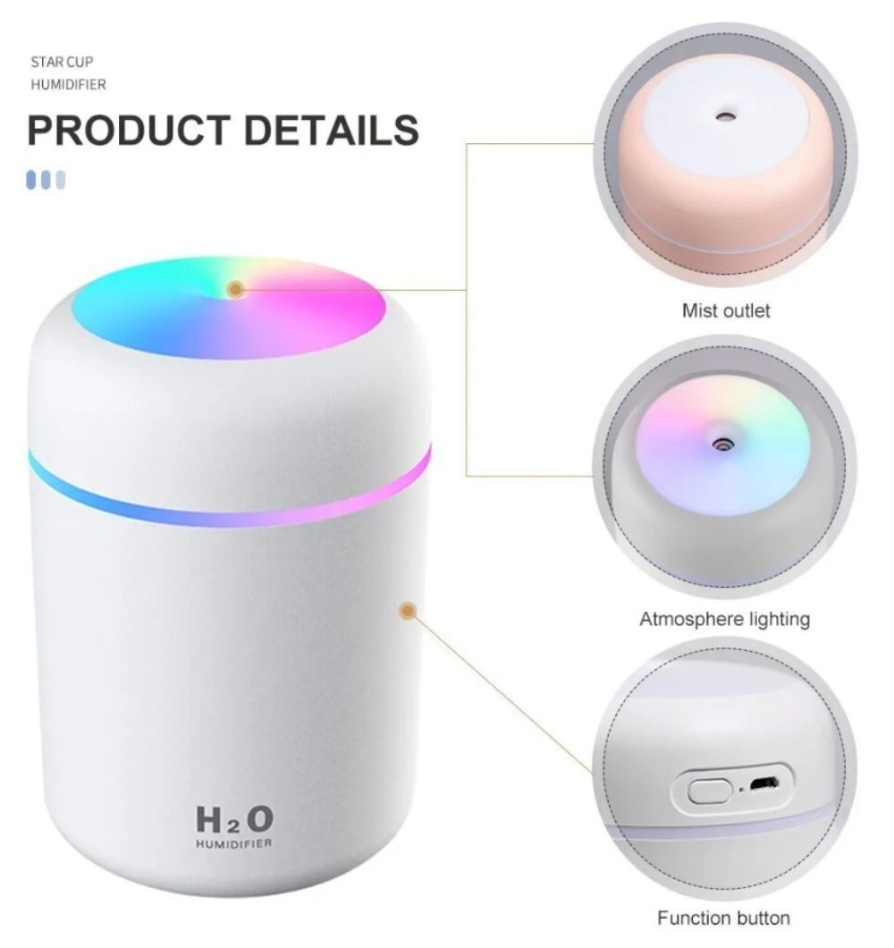 Colorful humidifier инструкция. Увлажнитель воздуха h2o Humidifier. Увлажнитель воздуха USB colorful Humidifier. Увлажнитель воздуха Humidifier 300 мл. Мини-увлажнитель воздуха с подсветкой Humidifier h2o DQ-107.