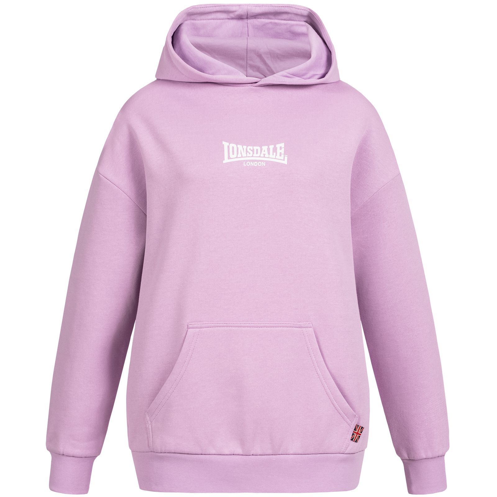 Lonsdale Hoodie. Женский Лонсдейл свитшот розовый.