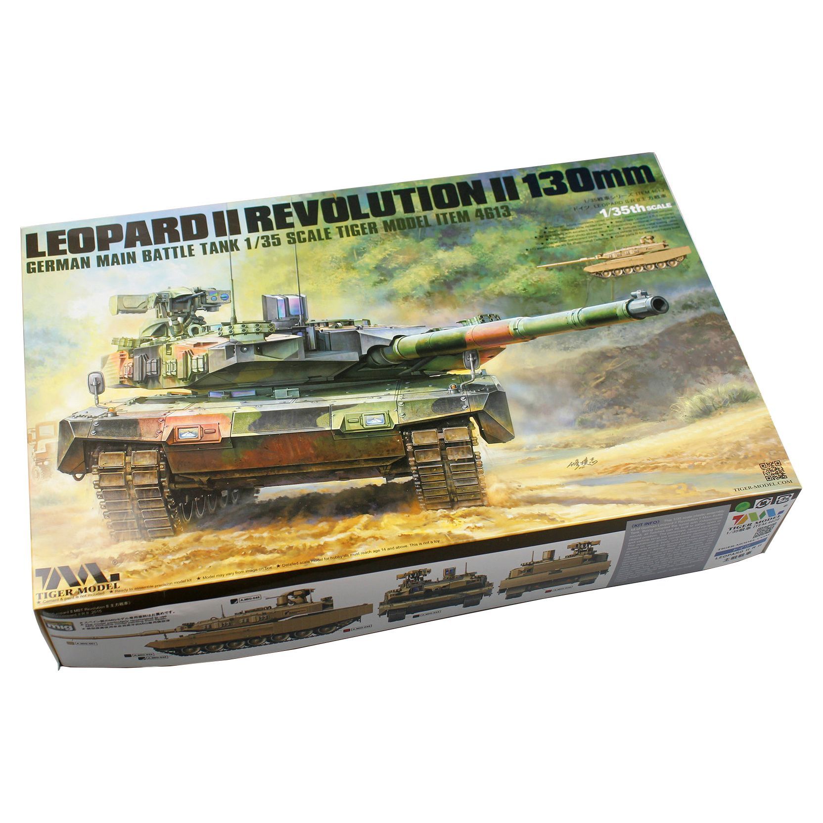 Сборная модель немецкого боевого танка Leopard II Revolution 1/35 Tiger  Model 4613 - купить с доставкой по выгодным ценам в интернет-магазине OZON  (1221780661)