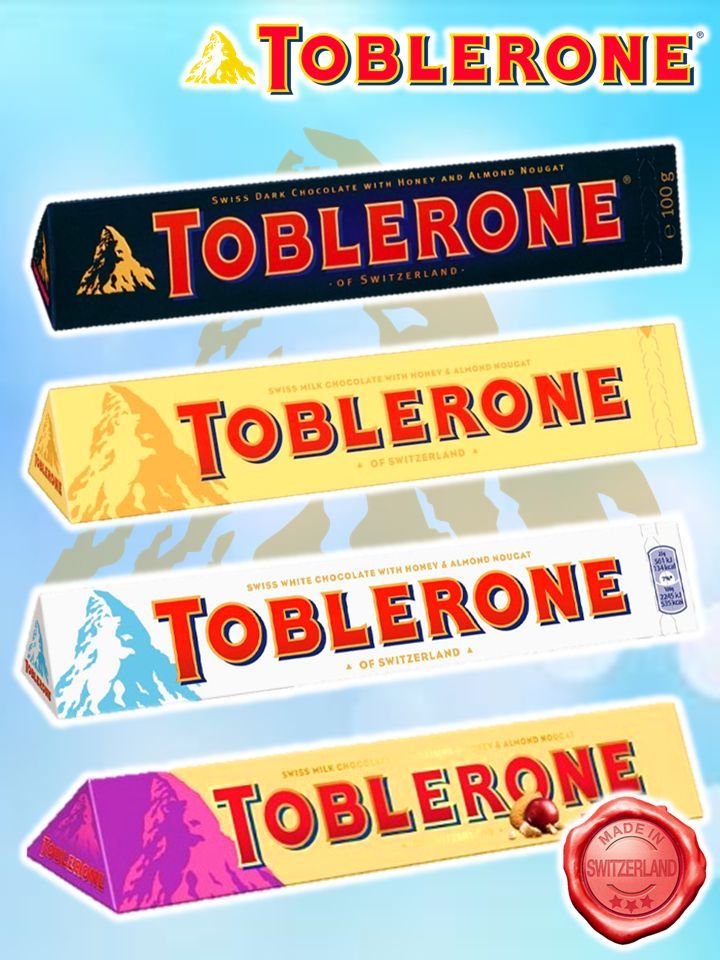 Шоколад Тоблерон 4 шт*100 гр (Швейцария) /Toblerone 4*100 g