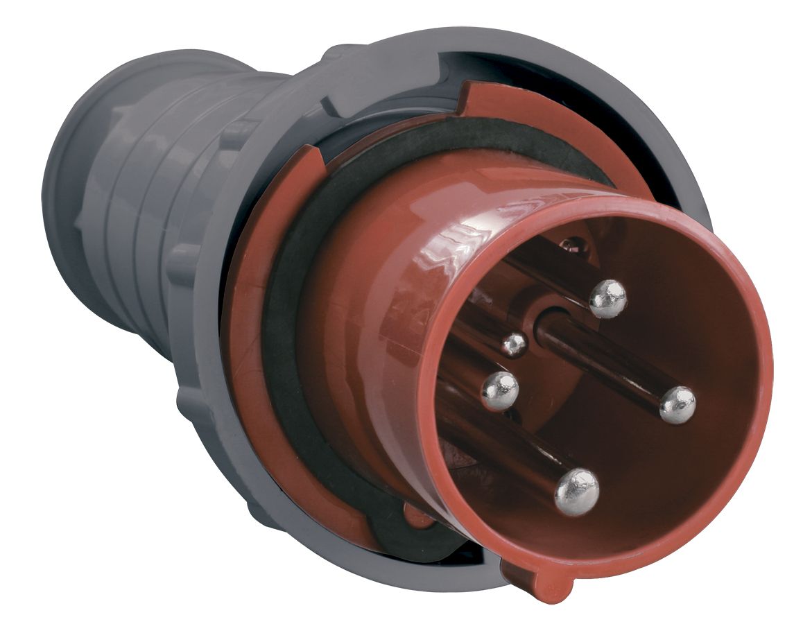 Вилка переносная ССИ-034 63А-6ч/380-415В 3Р+РЕ IP54 IEK