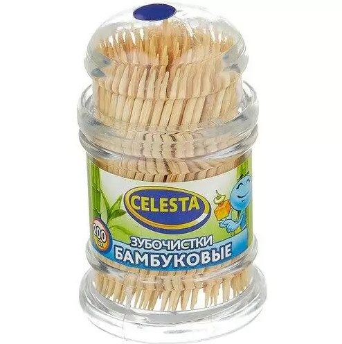 Зубочистки Celesta бамбуковые, 200 шт