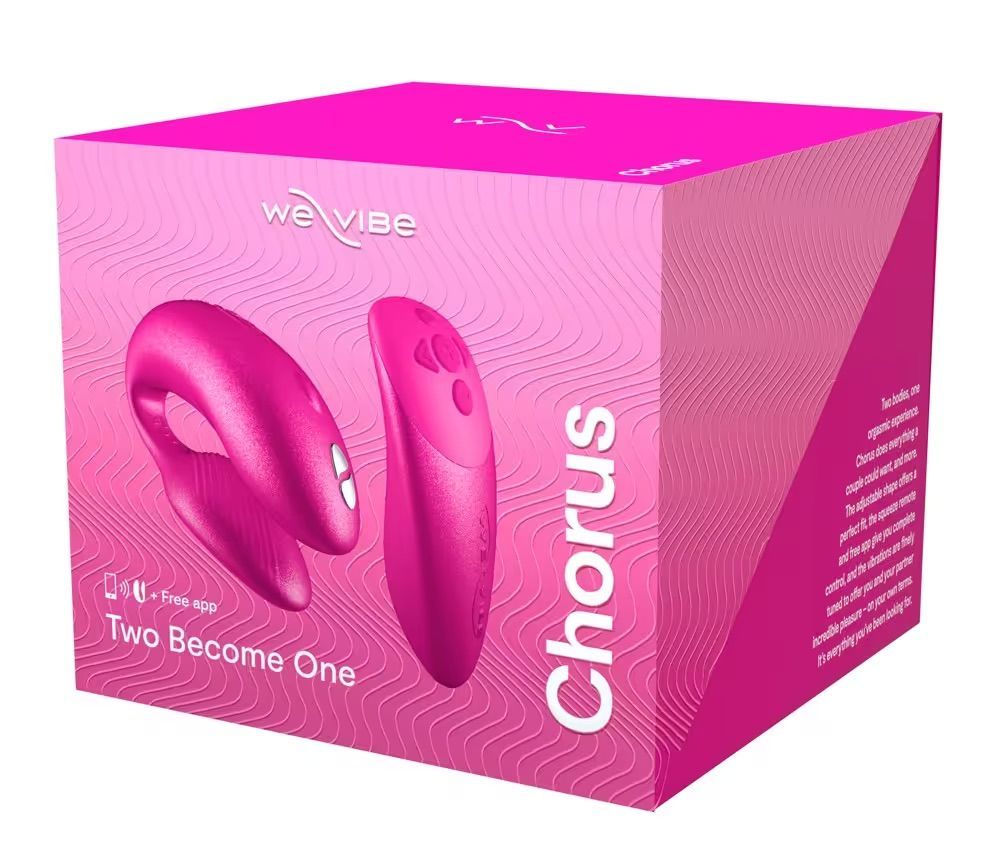 Высокотехнологичный сенсорный вибратор для пар We-Vibe Chorus голубой удиви...