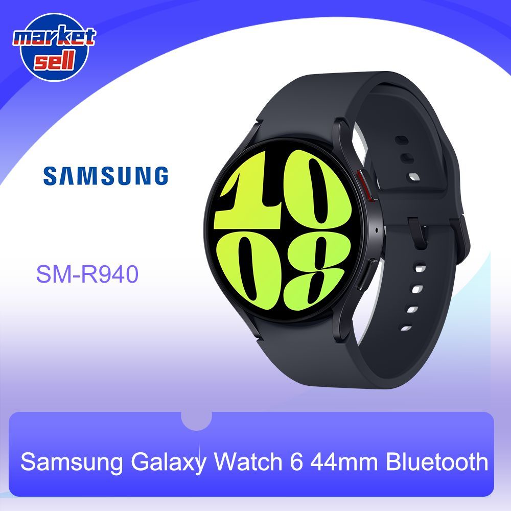 SamsungУмныечасыGalaxywatch6,NFC,глобальнаяверсия,44mm,черный