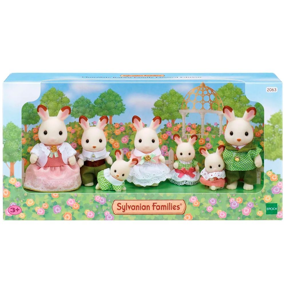 Sylvanian Families Набор Семья шоколадных кроликов, 7 фигурок - купить с  доставкой по выгодным ценам в интернет-магазине OZON (1257598023)