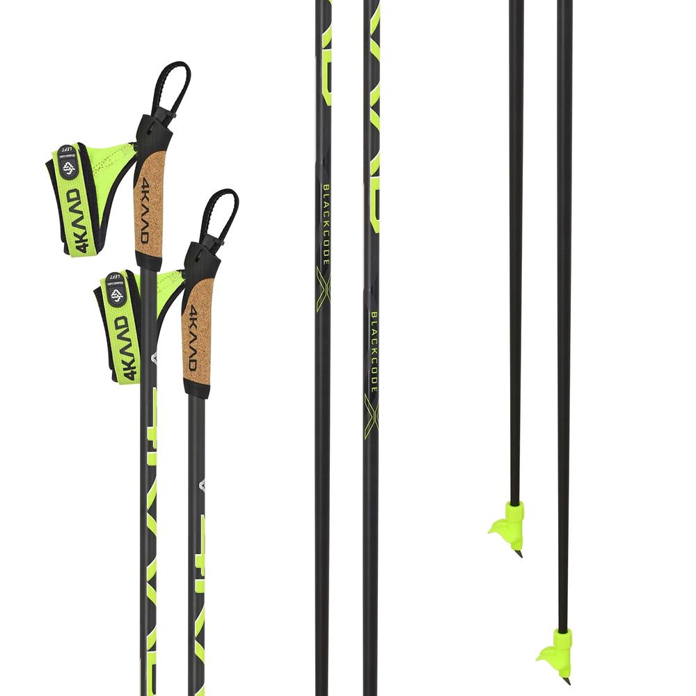 Палки лыжные 4KAAD BLACK CODE X ULTIMATE 172,5 см