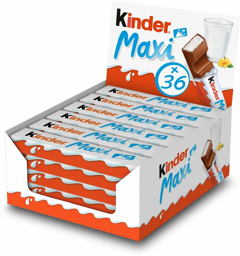 Kinder maxi ( киндер макси) 36x21 г Молочный шоколад