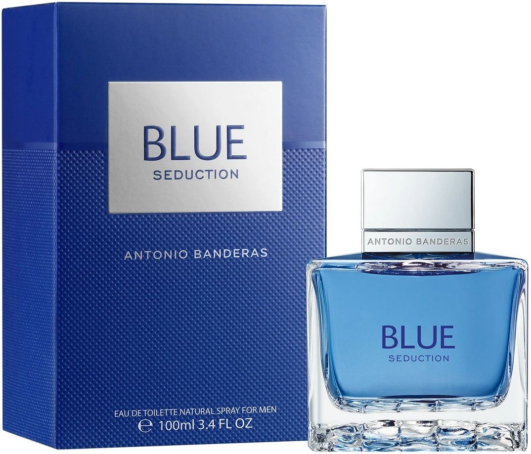 Духи блу. Туалетная вода Антонио Бандерас Blue Seduction. Антонио Бандерас духи Blue Seduction 100ml. Духи Антонио Бандерас Blue Seduction man. Antonio Banderas Blue Seduction for men туалетная вода 100 мл.