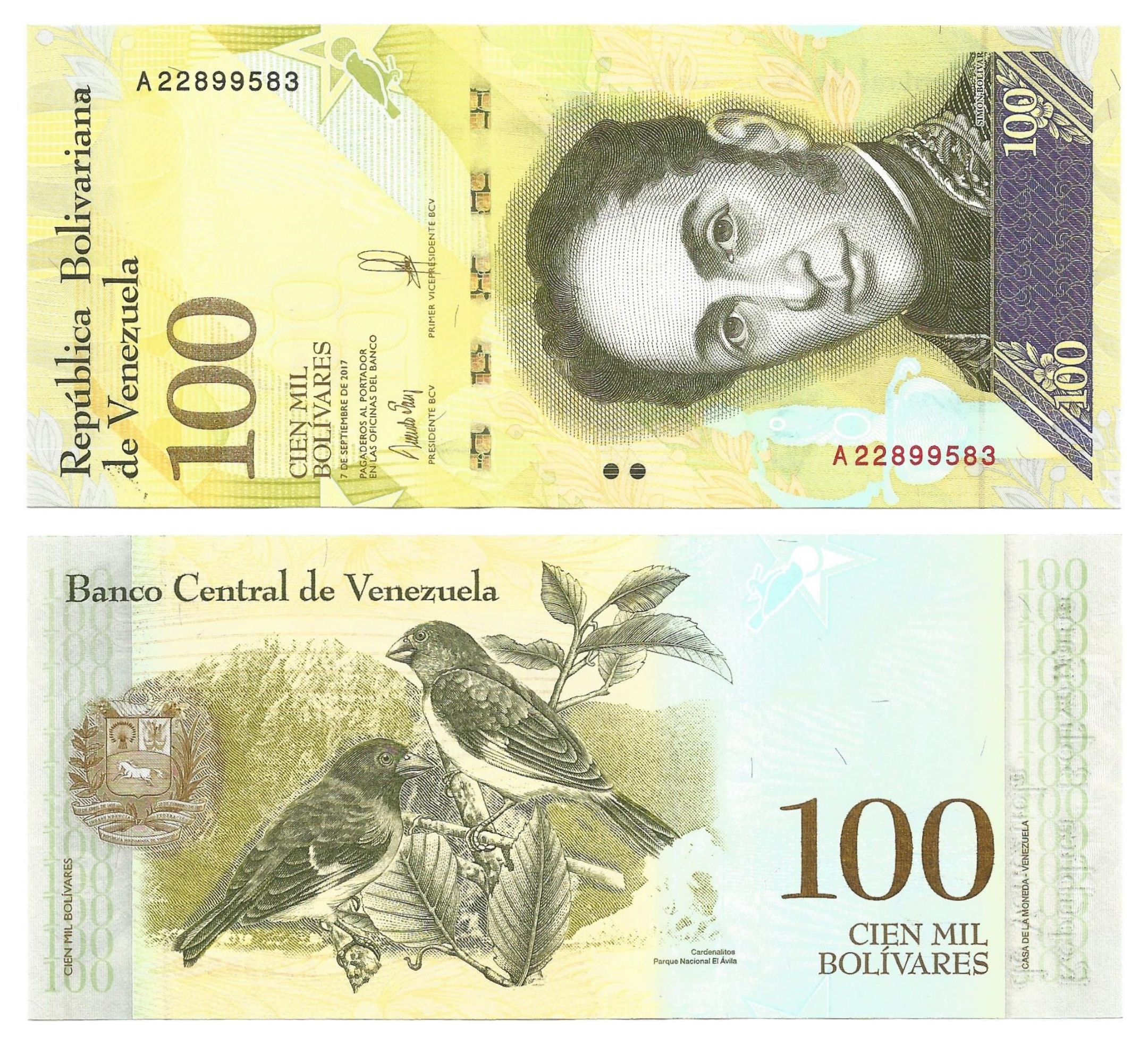 Венесуэла 2017 год. Банкноты Венесуэлы. Современные банкноты Венесуэлы. Банкнота Венесуэла 10 боливаров 1992. 100$ В венесуэльской валюте.