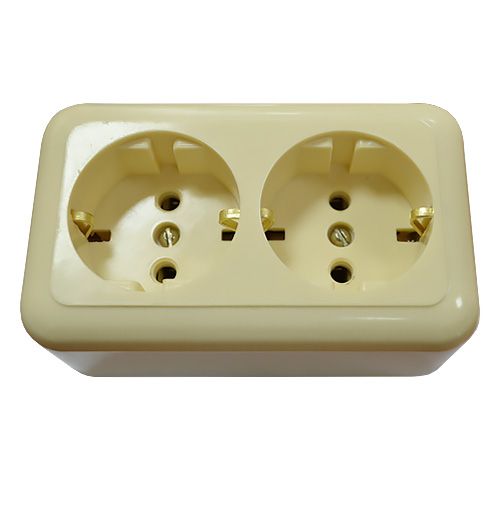 09208 розетка 2p+t 16a немецкий стандарт, белая. шт. розетка з п. розетка з п. розетка з п.