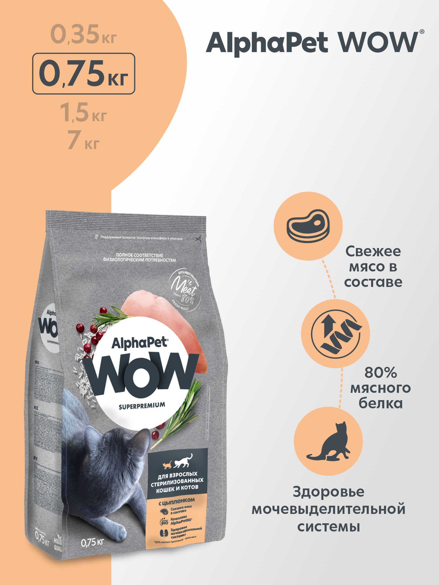 Корм для кошек wow alpha. Корма холестик УАРТ.