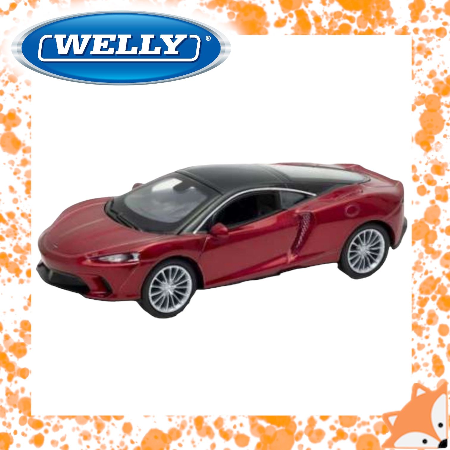 Welly 43796 Велли Модель машины 1:34-39 MCLAREN GT Красный - купить с  доставкой по выгодным ценам в интернет-магазине OZON (797810521)