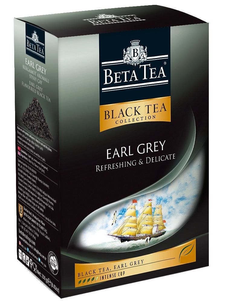 Бета чай купить. Чай бета Теа Earl Grey. Beta Earl Grey бергамот черный чай 250гр. Английский чай с бергамотом Эрл грей. Чай Earl Grey Black Tea.